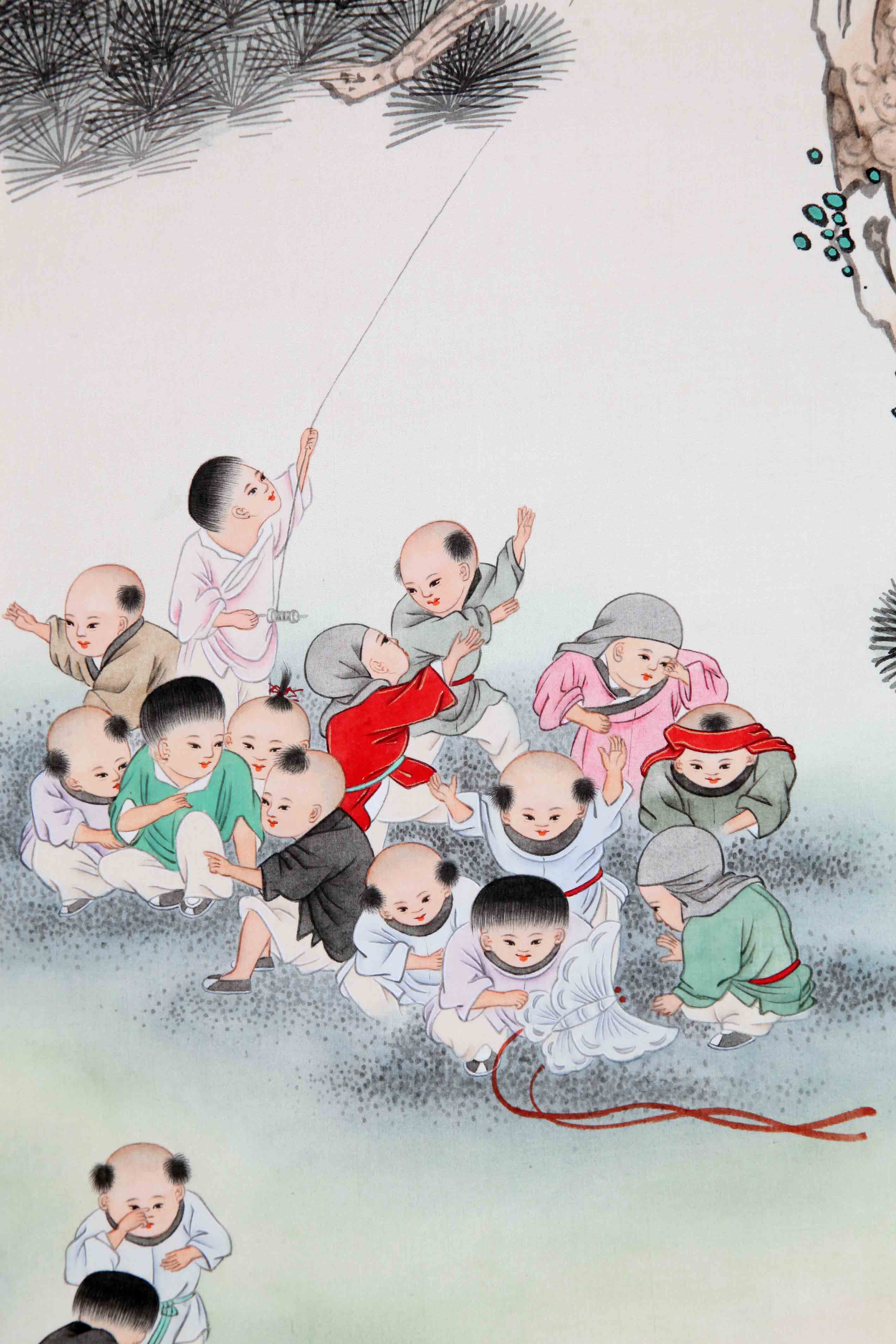 黄均《百子图》