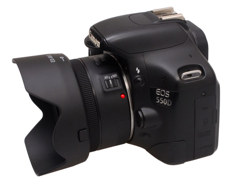 适用于佳能ES-68遮光罩EF 50mm f/1.8 STM镜头新款小痰盂镜头反扣