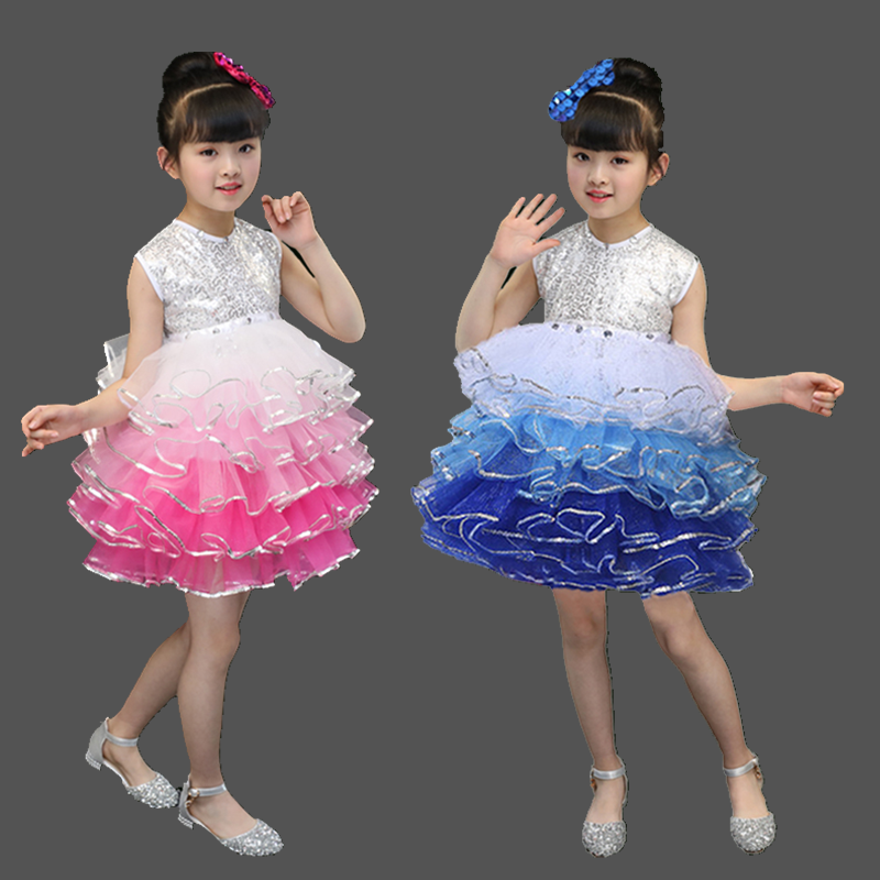 National Day children Chorus dress dance perform clothing kindergarten Yarn skirt Lotus Elegant demeanor Pompous skirt costumein the Children/Baby/Family fitted , Children's costumes category - from Buy2taobao.com to provide professional Taobao agent buy service