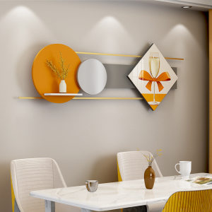 现代餐厅装饰画餐桌墙图片