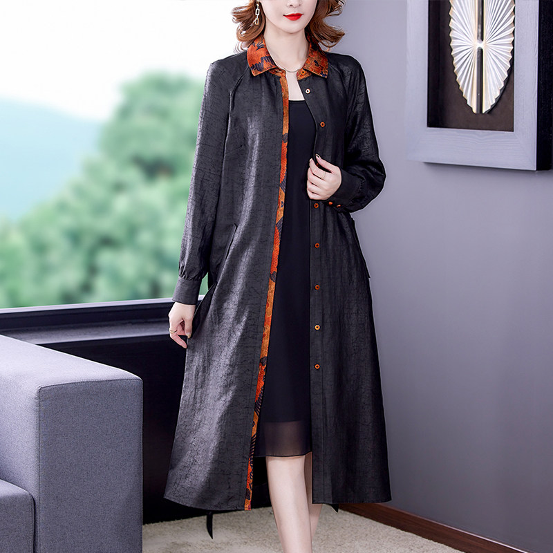 贵夫人香云纱风衣