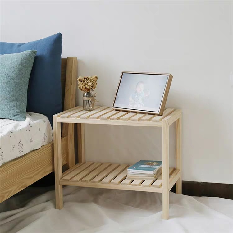 热销床头架子置物架 简易 实木