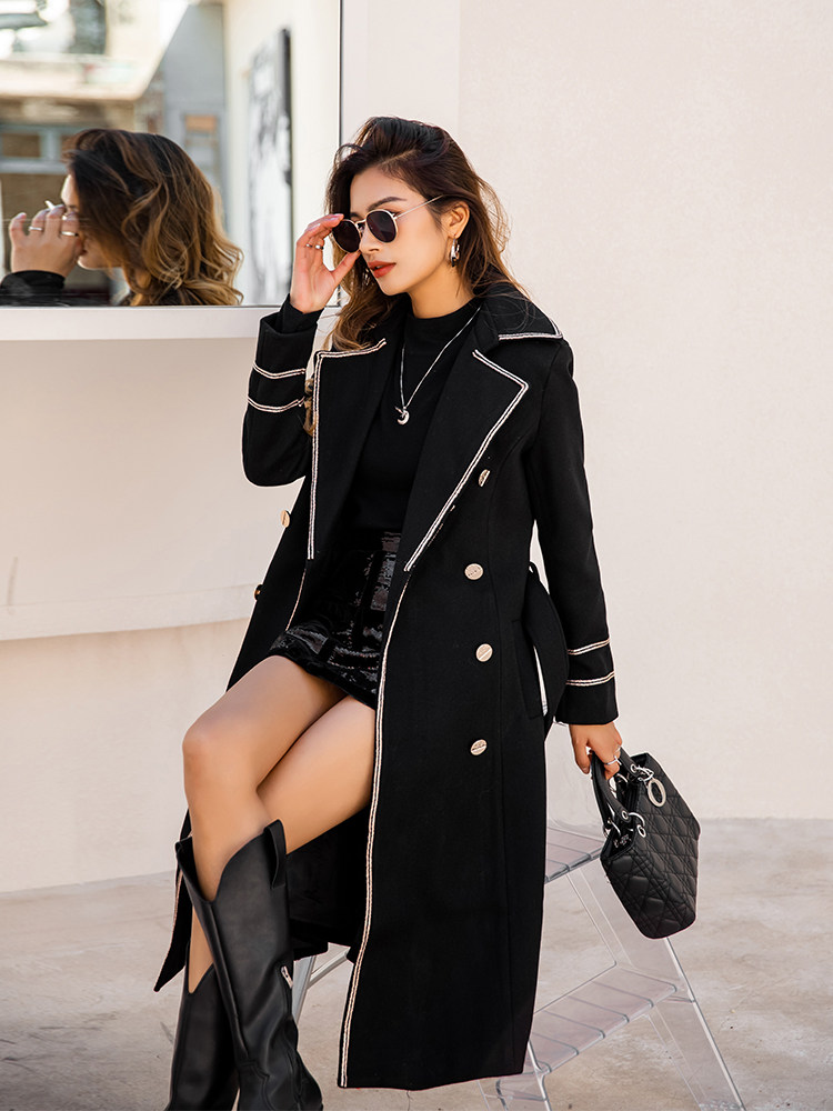 冬季毛呢大衣女2020年新款