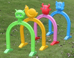 新款塑料如意米老鼠钻圈 塑料动物钻洞钻圈游戏 幼儿园户外钻圈