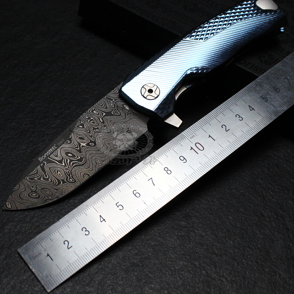 00淘宝新品noc折刀mtss 鬼胄折刀m390钢折叠刀钛合金户外野营求生刀锋