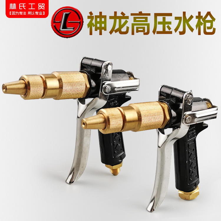 正品神龙258型358型高压清洗/洗车机/刷车泵/器配件铜头高压水枪