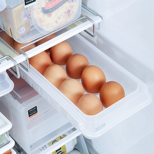 韩国进口家用冰箱吊挂鸡蛋托盘抽屉式鸡蛋盒悬挂式食物收纳保鲜盒