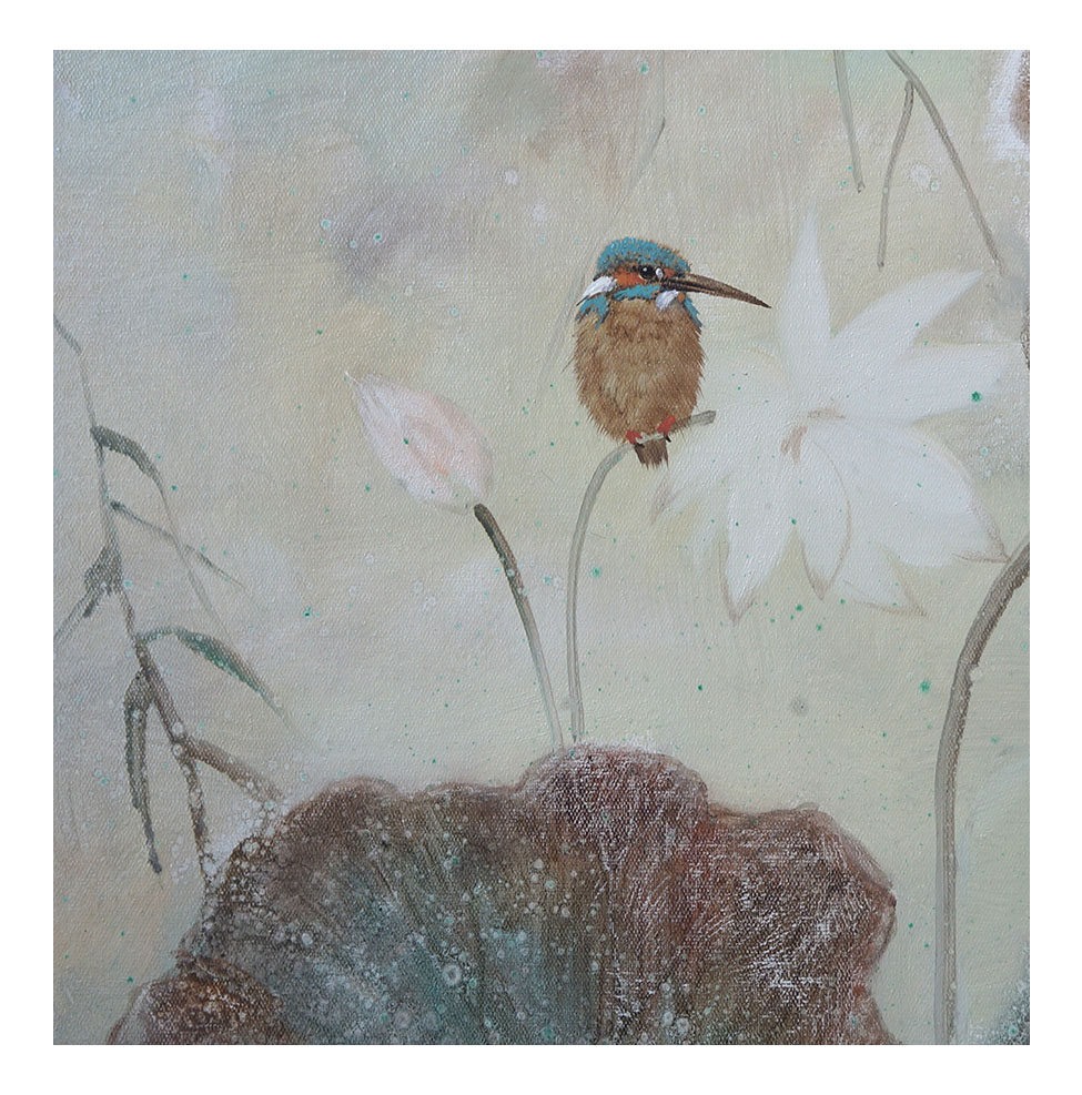 《翠鸟系列》宋燕 布面油画