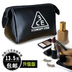 升级版韩国3ce化妆包小号便携大容量防水化妆品收纳包洗漱手拿包