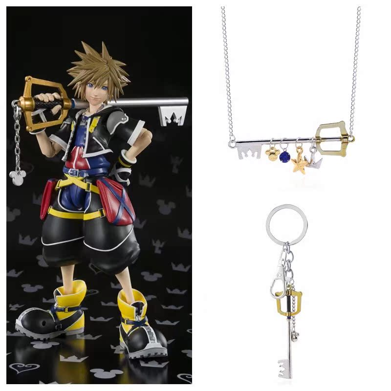 Kingdom Hearts Kingdom Key buckle Sola Mickey King Oblivion Necklace Pendantin the Festive supplies/Gift , Gift ideas , Keychain category - from Buy2taobao.com to provide professional Taobao agent buy service