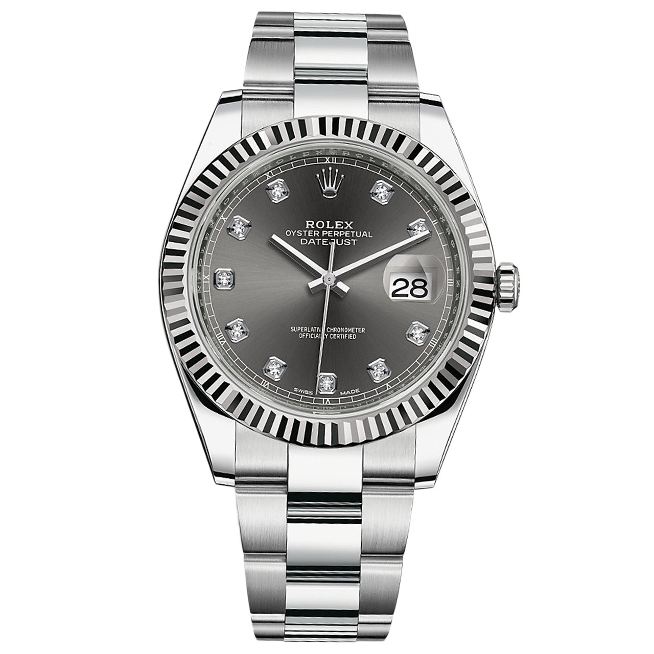 [9.8新]劳力士-116334-自动机械-18k白金/精钢-男表-wleq26-0529