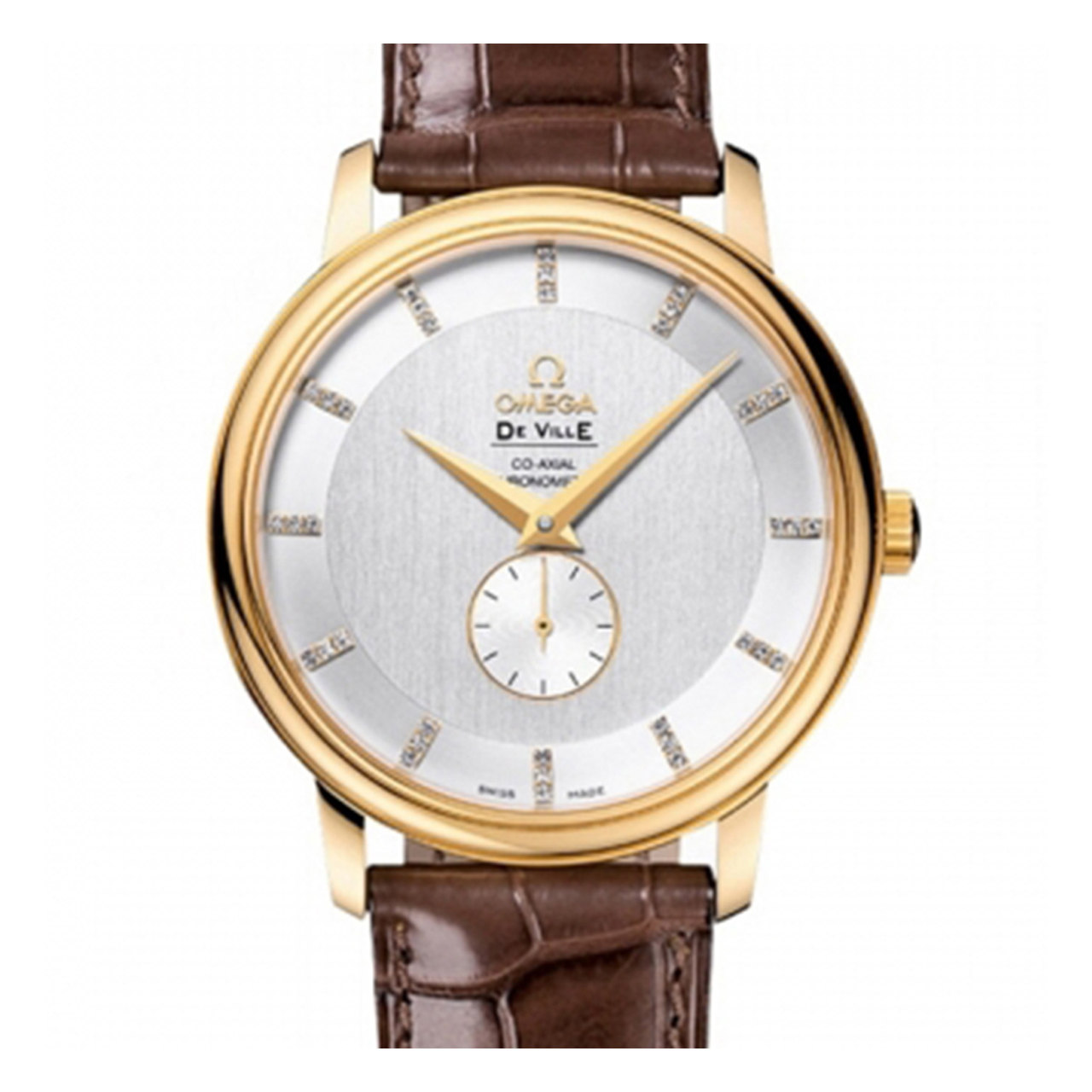 [9.5新]欧米茄自动机械男表碟飞黄金镶钻