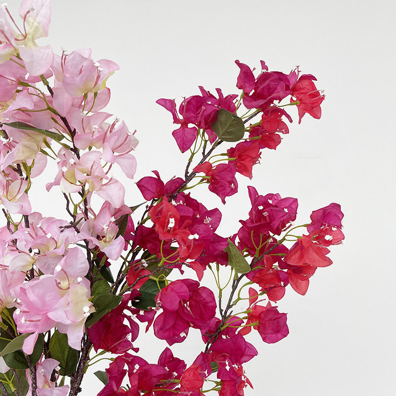 仿真花 三角梅 点状花材 户外橱窗造景装饰绢花 室外阳台婚庆假花