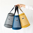 Mesh Portable Cute Eyes Carrying Mesh Shoes Towel Bucket Bag Travel Beach Swimming Wash Storage Bag Mesh Portable Cute Eyes Carrying Mesh Shoes Towel Bucket Bag Travel Beach Swimming Wash Storage Bag