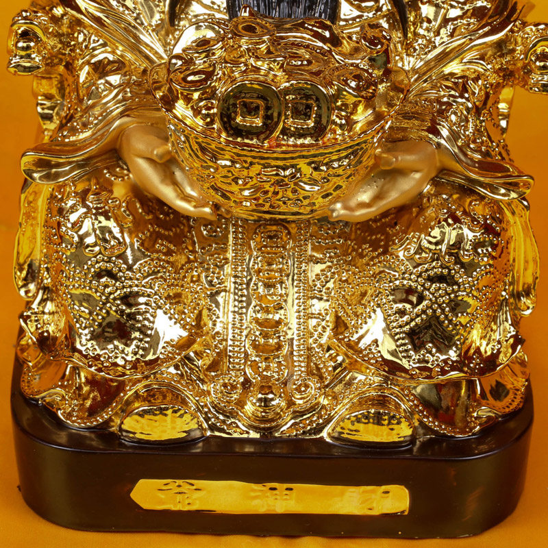 铜镀金 财神爷 恭喜发财 寺西禅院 佛法加持