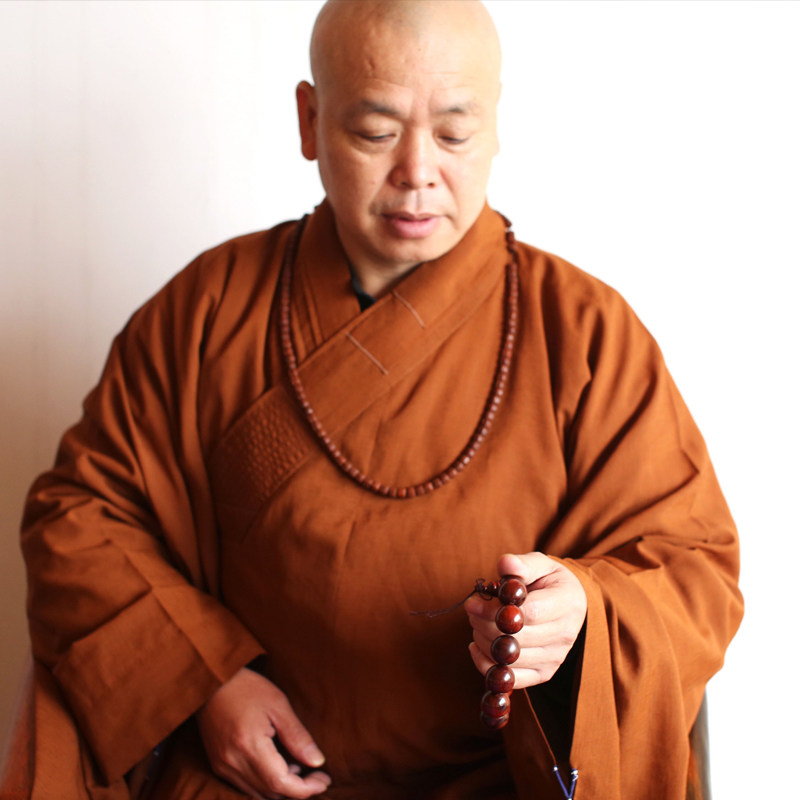 住持华胜法师贴身法物 小叶紫檀手串 寺西禅寺 佛法加持