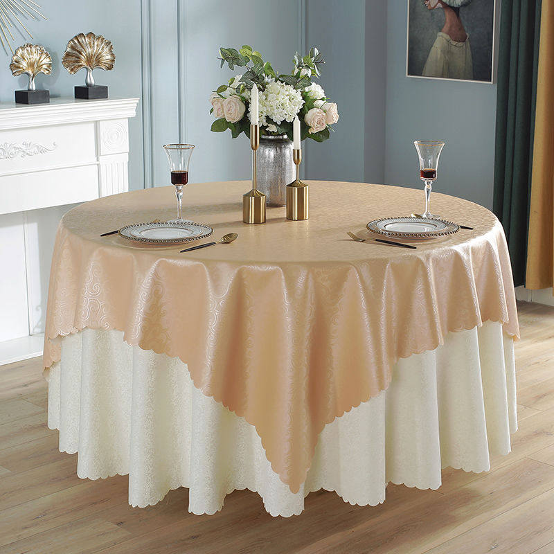 桌布防水防油免洗圆形家用优惠券爱比价妈妈