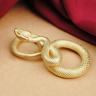 铜蛇小摆件纳福灵蛇把件实心龙蛇铜生肖蛇案头镇纸茶宠眼镜蛇饰品