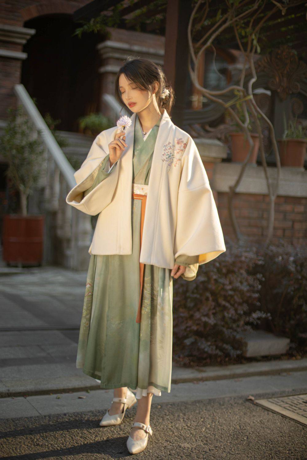 司南阁汉服_司南阁原创【37度2】汉服女款宋制交领长衫毛呢直领衫秋冬