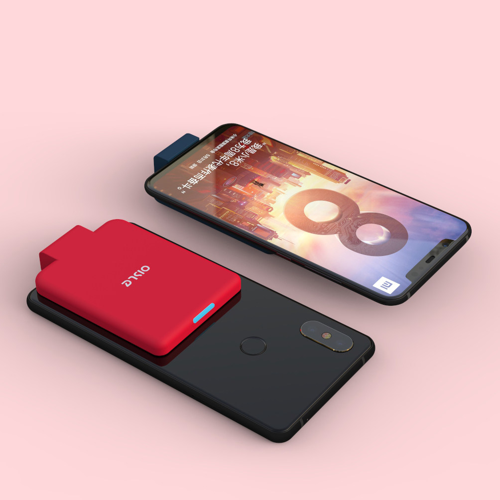 小米8充电宝背夹无线6s/8/7plus背夹电池三星s9 移动电源oisle- 步乐