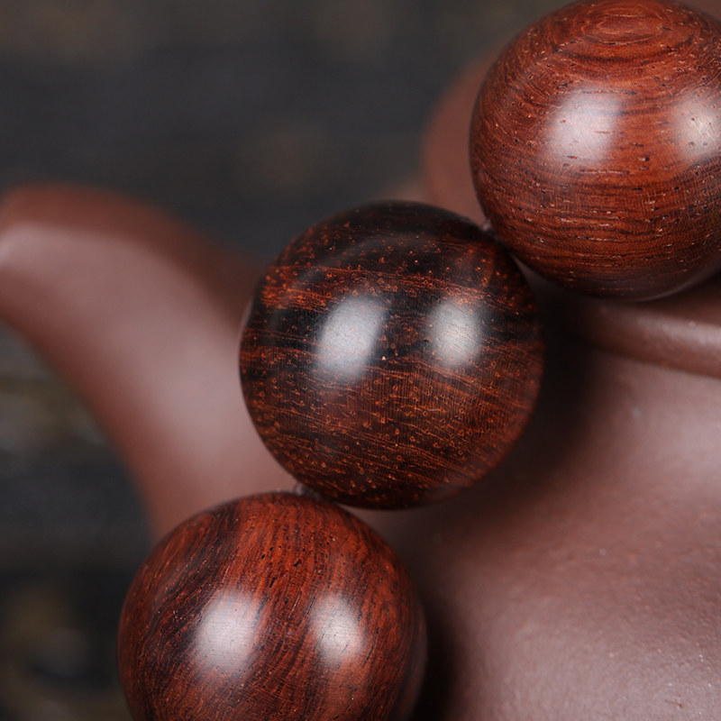 顺纹 老料 黄花梨手串 18.3mm 46.5g 收藏送礼