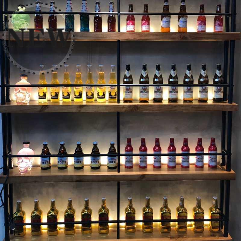 置物葡萄红酒架子音乐酒架发光新款酒吧酒柜红酒架