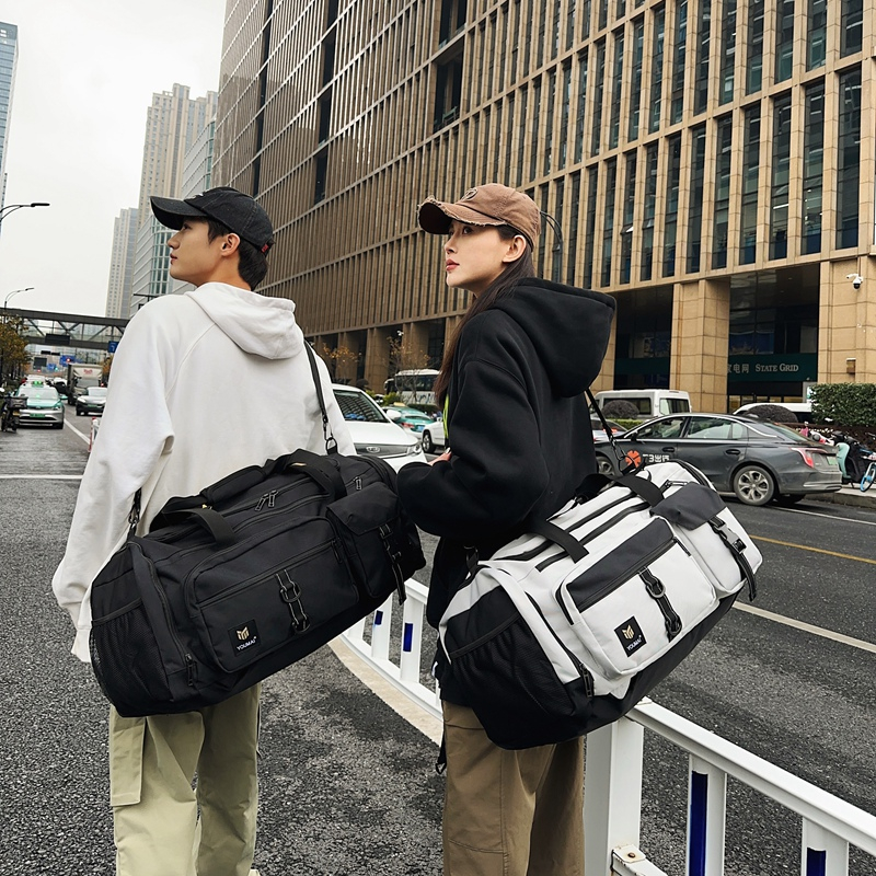 大容量旅行包双肩背男款训练包健身包干湿分离短途旅游收纳包