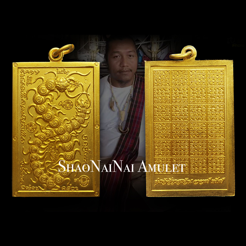 泰国佛牌正牌 阿赞湿正品 蜈蚣八段 金属蜈蚣吊坠男女手工项链