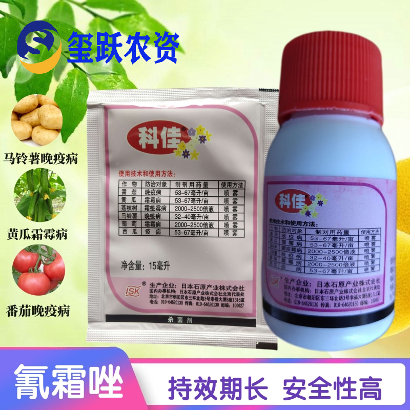 科佳氰霜番茄黄瓜葡萄草莓霉病晚早疫病专用杀菌剂