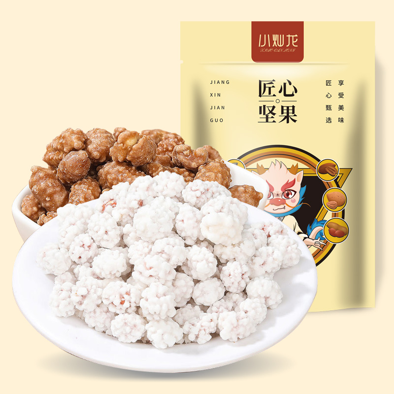 【佰食优】小灿龙精品咖啡/牛奶花生108g*4袋共432g 美味休闲零食