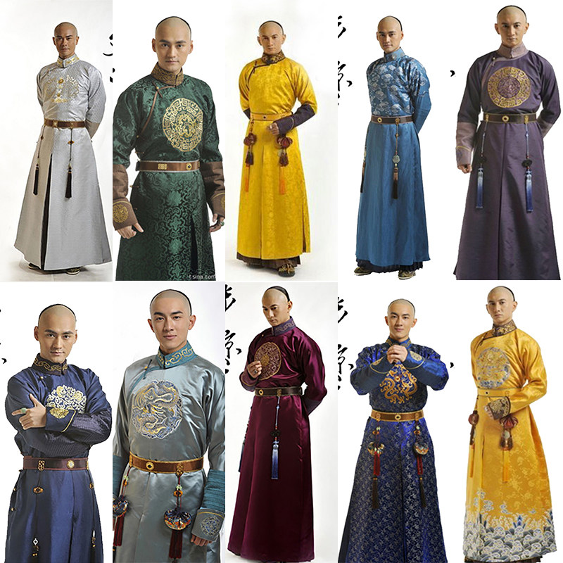 惊心同款古装清朝阿哥服王爷服皇帝服男古装演出服—民族服装/舞台装