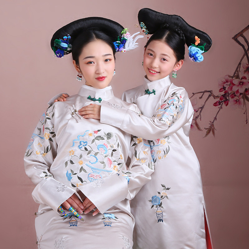 延禧攻略如懿传富察皇后同款古装旗装清朝后宫皇后格格旗装