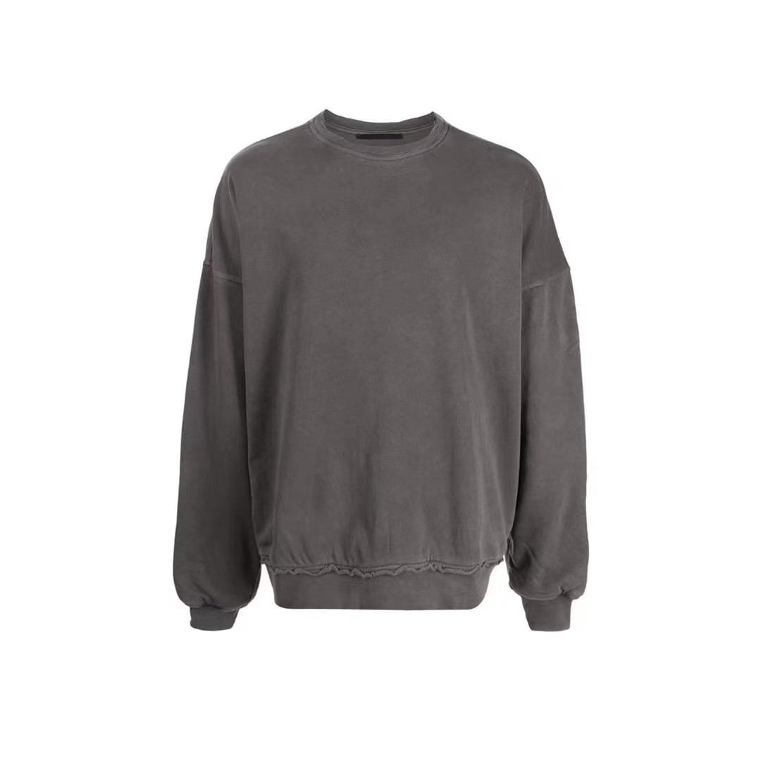 咆哮的小眼睛haider ackermann水洗套头做旧kanye高街卫衣yeezy