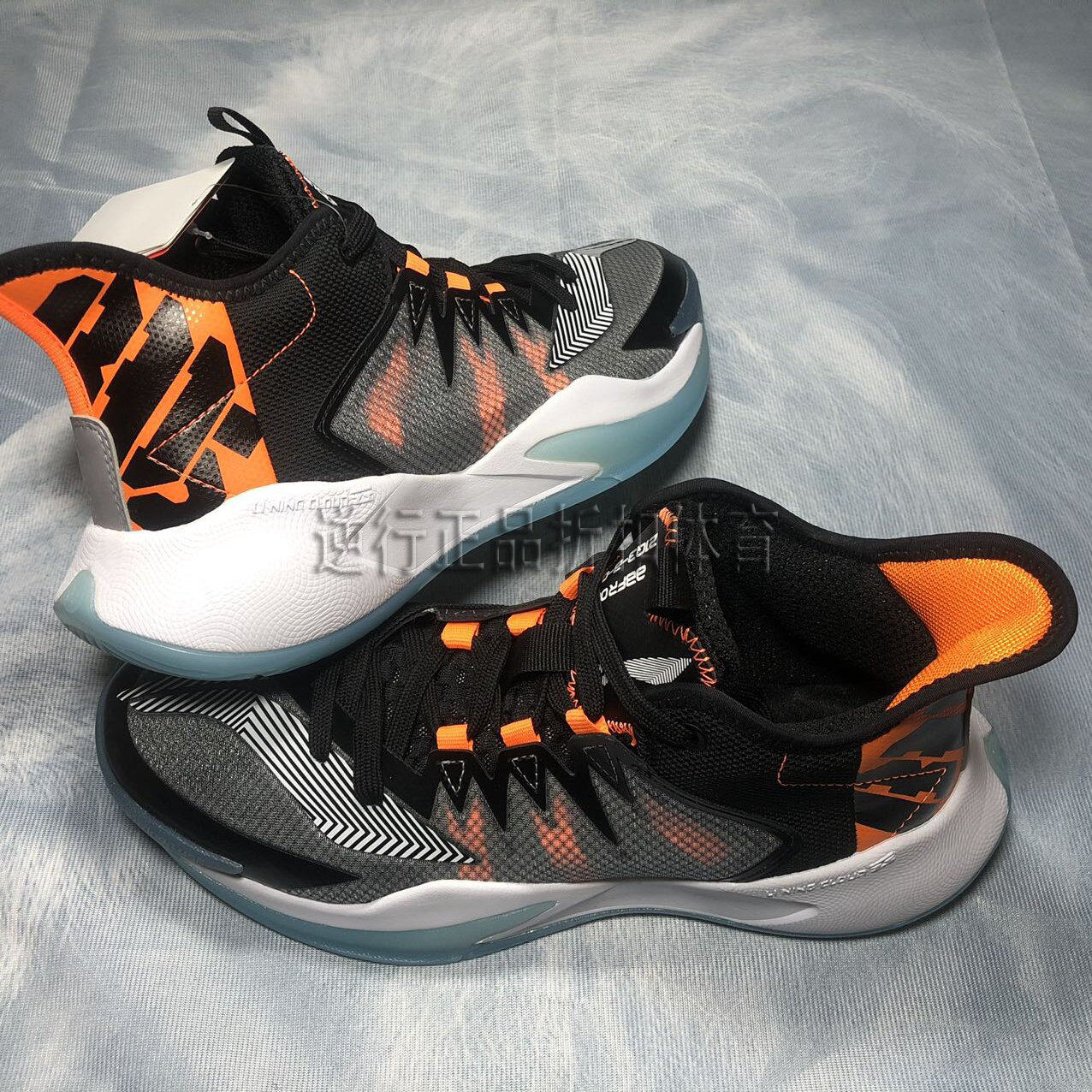 李宁风暴 反伍系列 暴风 2021新款男子减震回弹实战篮球鞋abfr007