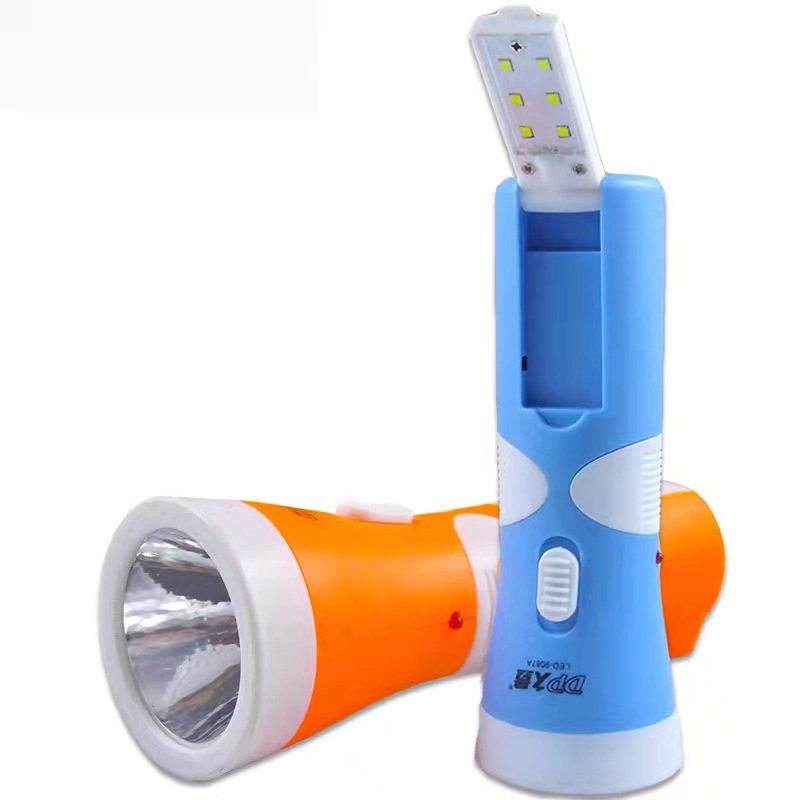 DP久量LED-9087A双功能充电式手电筒日常应急灯露营徒步家用照明