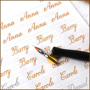 es英文圆体书法练字帖考研大学成人花体钢笔临摹斜体手写体连笔字