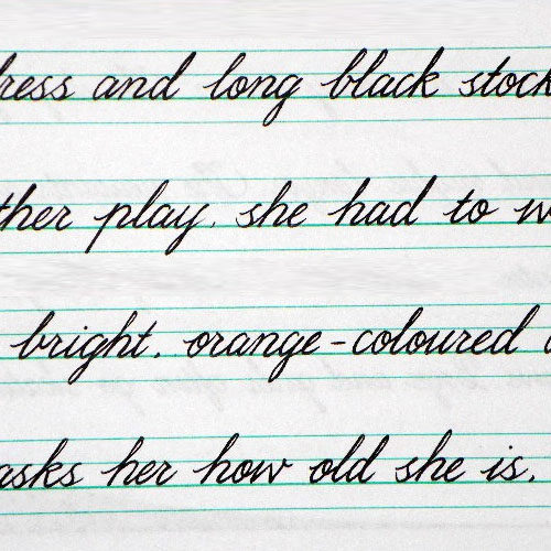 英语字帖 成人高中圆体 意大利斜体 手写印刷体于佩安英文练字贴