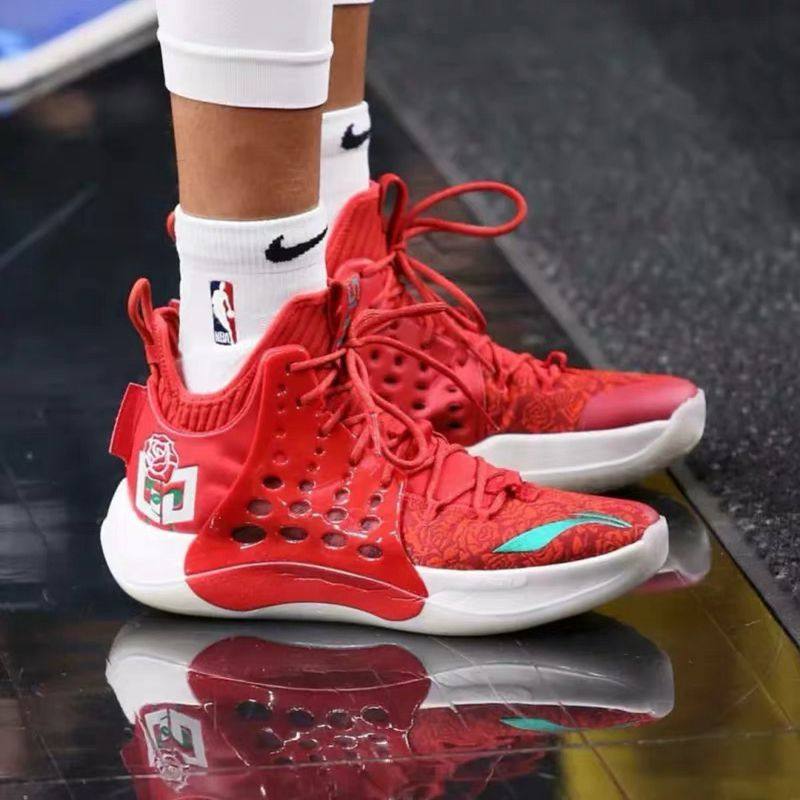 李宁篮球鞋男鞋 高帮_李宁2019夏季男鞋音速7玫瑰之城高帮减震透气