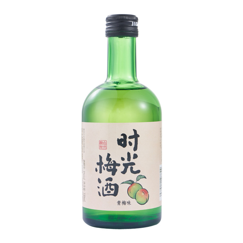 时光梅酒青梅酒330ml瓶