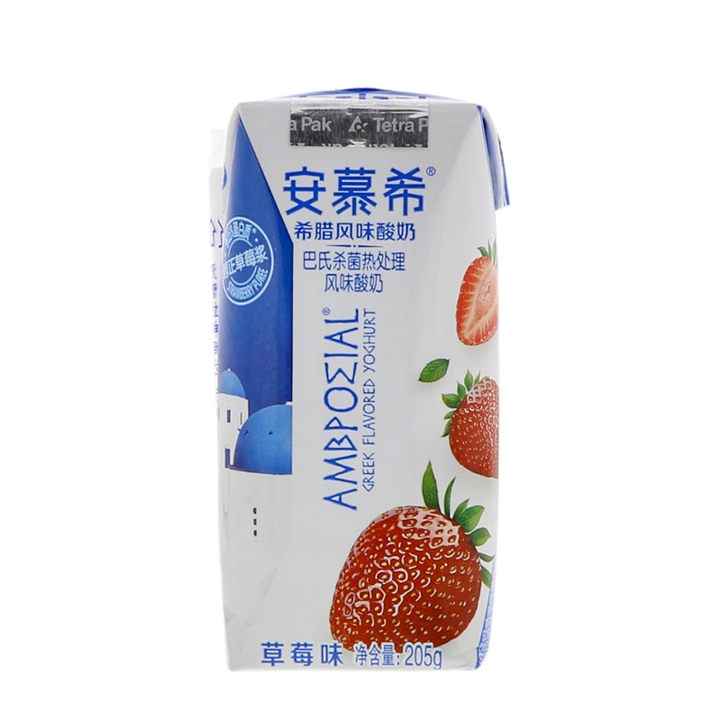 伊利安慕希希腊酸奶 草莓味 205g