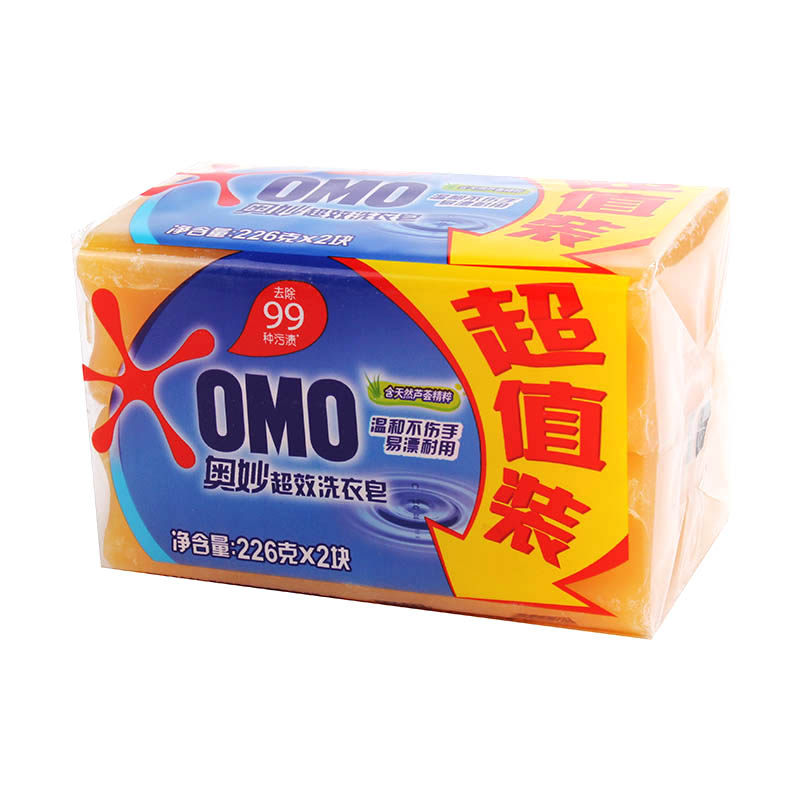 奥妙omo99超效洗衣皂 226g*2/组