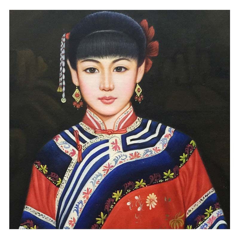 杜晓枫 《美丽的新娘子》 布面油画