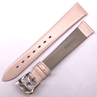 罗西尼1426原装手表皮带配件男女款真皮表带1425棕色黑色粉色表扣