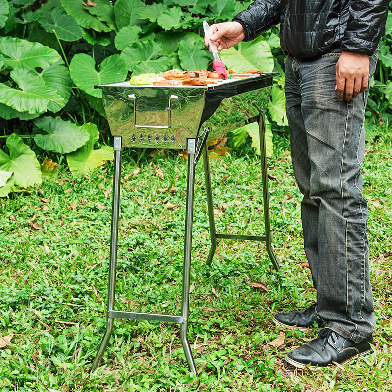 Buy BBQ Barbecue rack outdoor household charcoal commercial stainless