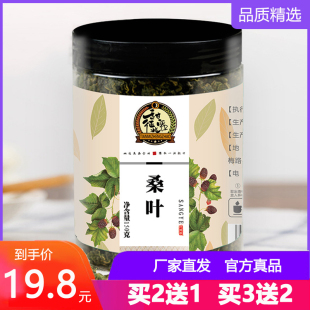 桑叶茶甜蜜征兆正品粮良药经霜打霜后罐装的槡叶嗓树叶泡茶泡水喝