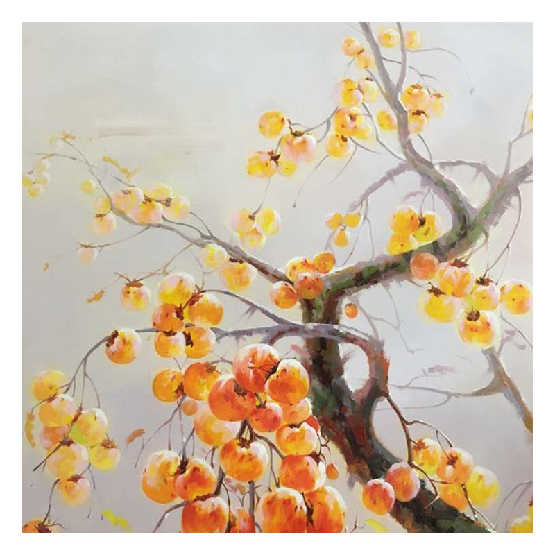 肖飞《柿柿如意系列》80*160cm画布油画