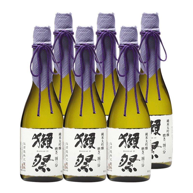 日本原瓶进口洋酒獭祭39清酒三割九分720ml纯米大吟酿6瓶装整箱