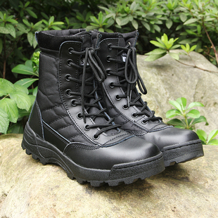户外秋季登山高帮作战沙漠行军特种兵战术军靴男战术陆战靴作训靴