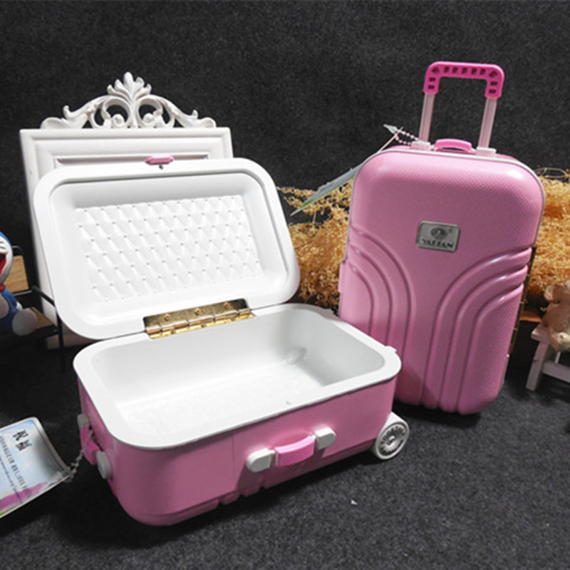 originality suitcase Piggy bank lovely children Trolley suitcase Piggy bank Small jewelry storage box A birthday presentin the Festive supplies/Gift , Gift ideas , Piggy bank category - from Buy2taobao.com to provide professional Taobao agent buy service