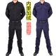 秋冬季511黑色长袖速干作训服加抓绒加厚款TBM教官服训练服救援服